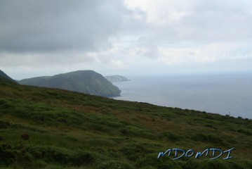 The view down to the south of the Isle of Man