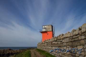 The Antenna at Scarlett Point, Isle of Man.