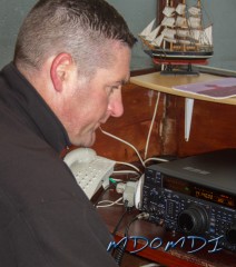 Ross Bane (GM1KNP) Operating from Scarlett Point in the Isle of Man