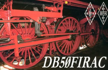 DB50FIRAC QSL Card