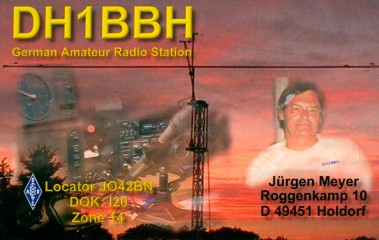 DH1BBH QSL Card
