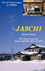 JA9CHI QSL Card