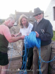 Steve (GD7DUZ) was called in to help out after Stuart (GGD0OUD) and Harry (MD0HEB) were getting tied in knots
