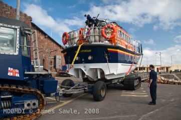 The Peel Lifeboat on the Isle of Man