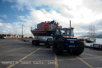 The Peel Lifeboat on the Isle of Man
