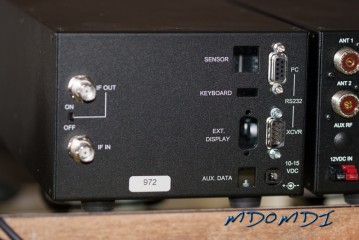 The rear of the Elecraft Pan Adapter