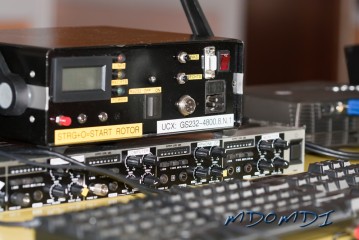 Rotator controller on top of the audio mixer