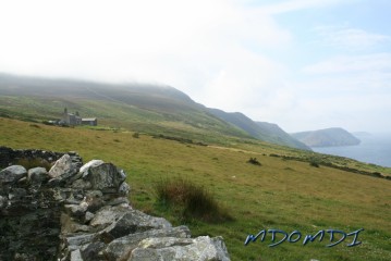 The view back to the house at Eary Cushlin