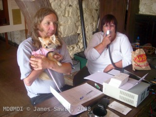 We even managed to get Jeannie on the microphone, though Stuart had to take care of the pooch whilst this happened…