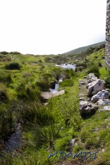 The small stream that passes by the generator building at Eary Cushlin