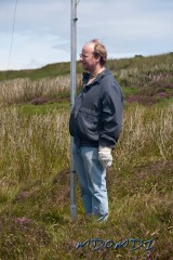 Markus Wagner (DO5MZ) was told to stand to attention and guard the antenna until they were due to leave in about 6 days time.