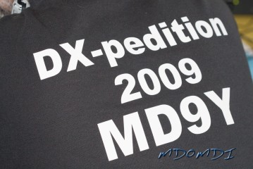 The T-Shirt from the last DXpedition to the Isle of Man (MD9Y)