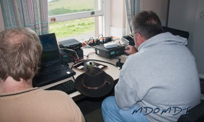 Whilst Markus (DO5MZ) was playing on the VHF Frequencies, Guenther DG1SBU) joined in on his FT-897D