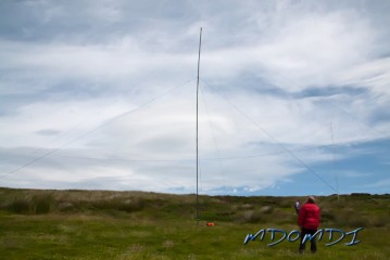 The view of the loop antenna