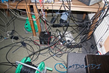 So it's a little messy, it's a DXpedition and just needs to be functional