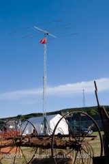 IOMARS Tower and 4 Element Mosley Beam at the Port St. Mary Vintage Farm Show