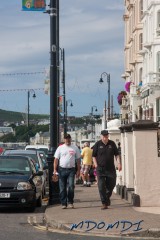Bernd (DH1SBB) and Guenther (DG7SF) out for a stroll along the prom