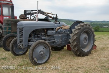Vintage Tractor at the Mad Sunday Agricultural Show in Port St. Mary