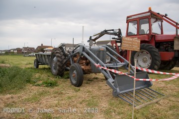 Vintage Ferguson FE35 Delux Tractor at the Mad Sunday Agricultural Show in Port St. Mary