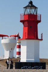 The Foghorn, The Point of Ayre lighthouse, and in for foreground 'The Winkie'