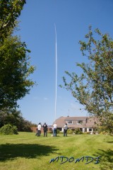 The Titanex 160m Vertical at the home of Bob Barden (MD0CCE) on the Isle of Man