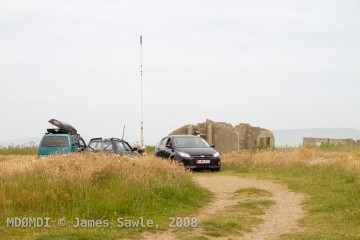 The car park at Scarlett Point made for a good operating location.