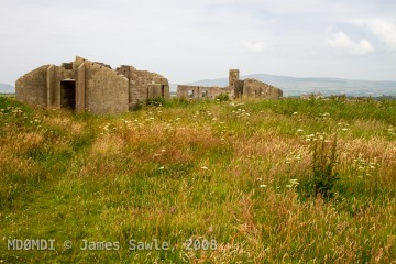 Even the old ruins of old buildings looked pleasant in the summer sun.