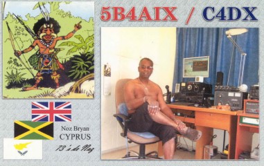 5B4AIX QSL Card