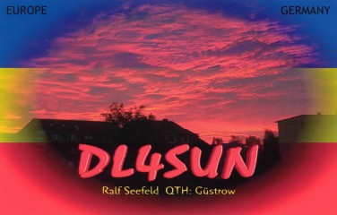 DL4SUN QSL Card