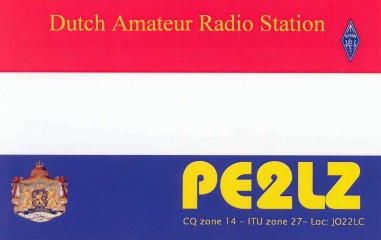 PE2LZ QSL Card