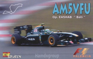 AM5VFU QSL Card