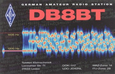 DB8BT QSL Card