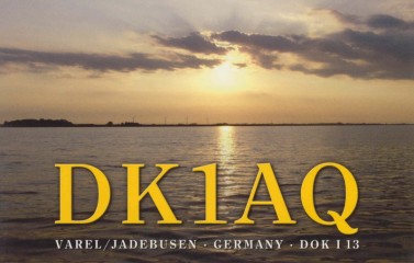 DK1AQ QSL Card