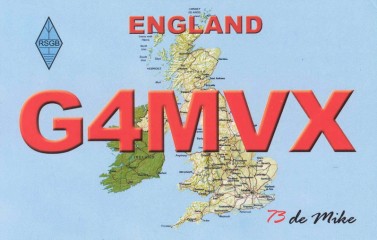 G4MVX QSL Card