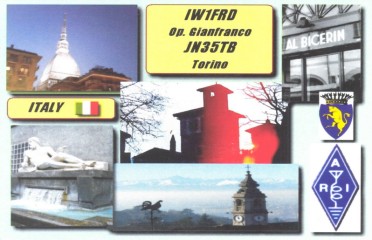 IW1FRD QSL Card