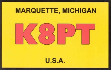 K8PT QSL Card