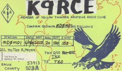 K9RCE QSL Card