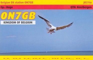 ON7GB QSL Card