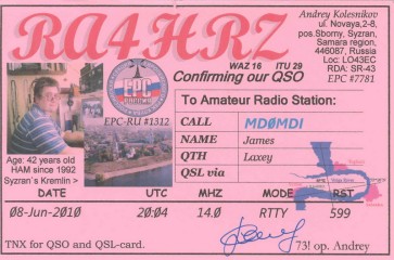 RA4HRZ QSL Card