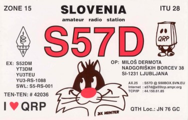S57D QSL Card