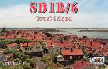 SD1B/6 QSL Card