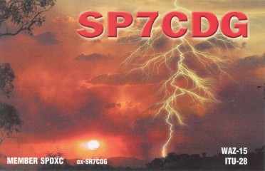 SP7CDG QSL Card