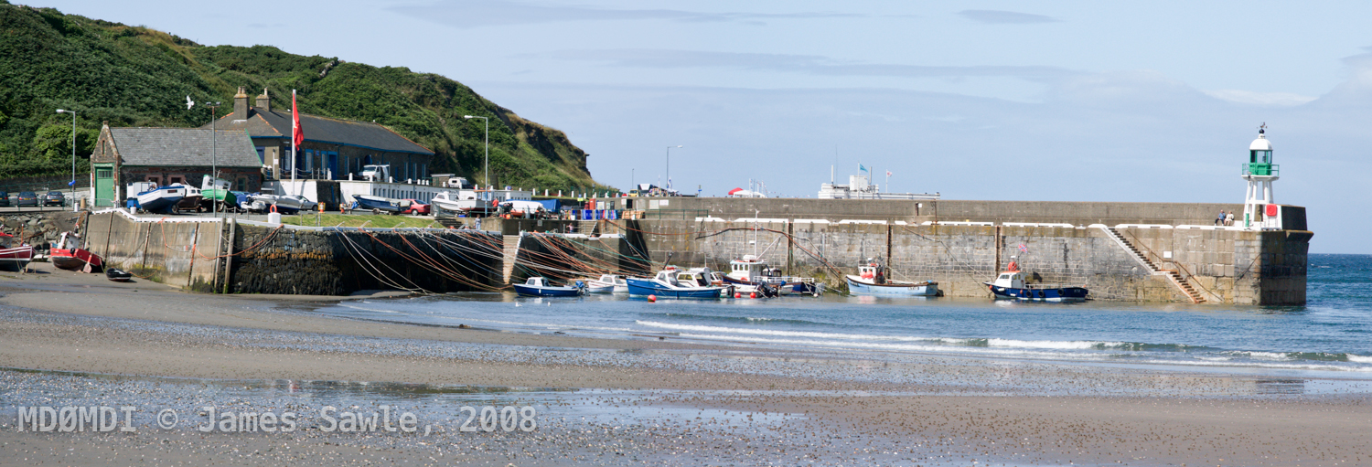 Port Erin is one of the prettier harbours on the Isle of Man