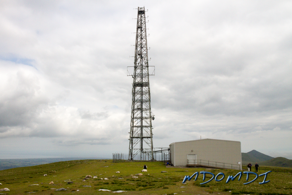 You can just make out the guys operating in the distance in the shadow of the CAA Mast