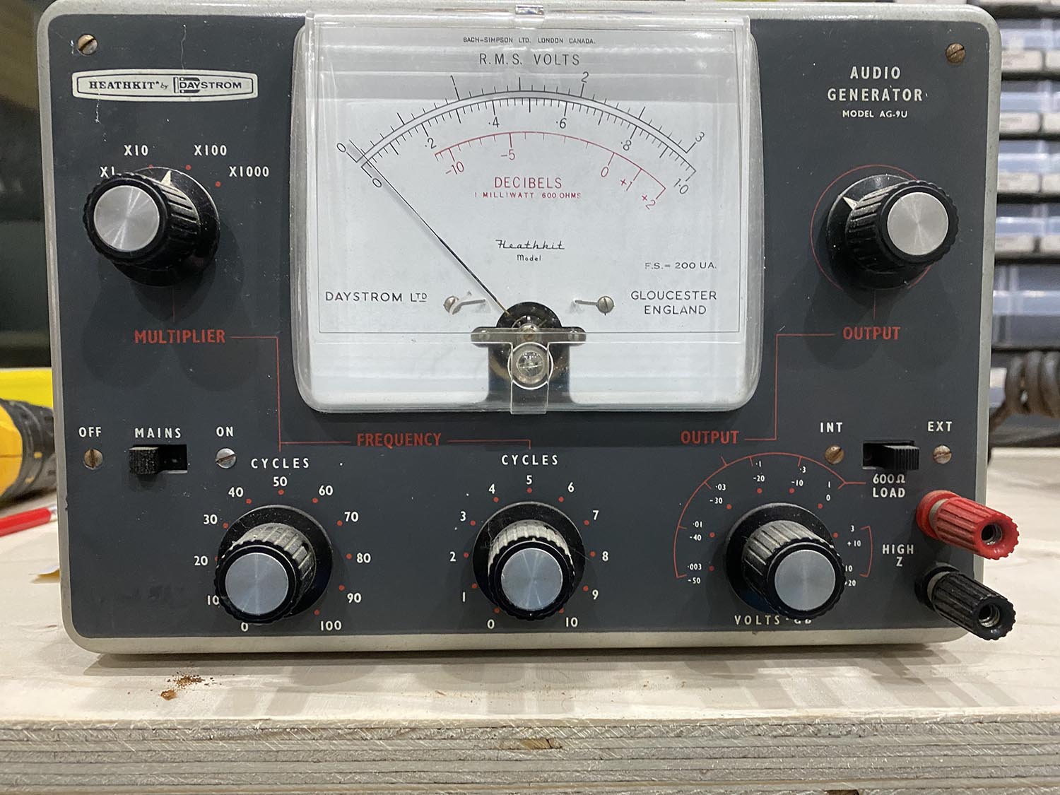 Heathkit AG-9U Audio Generator
