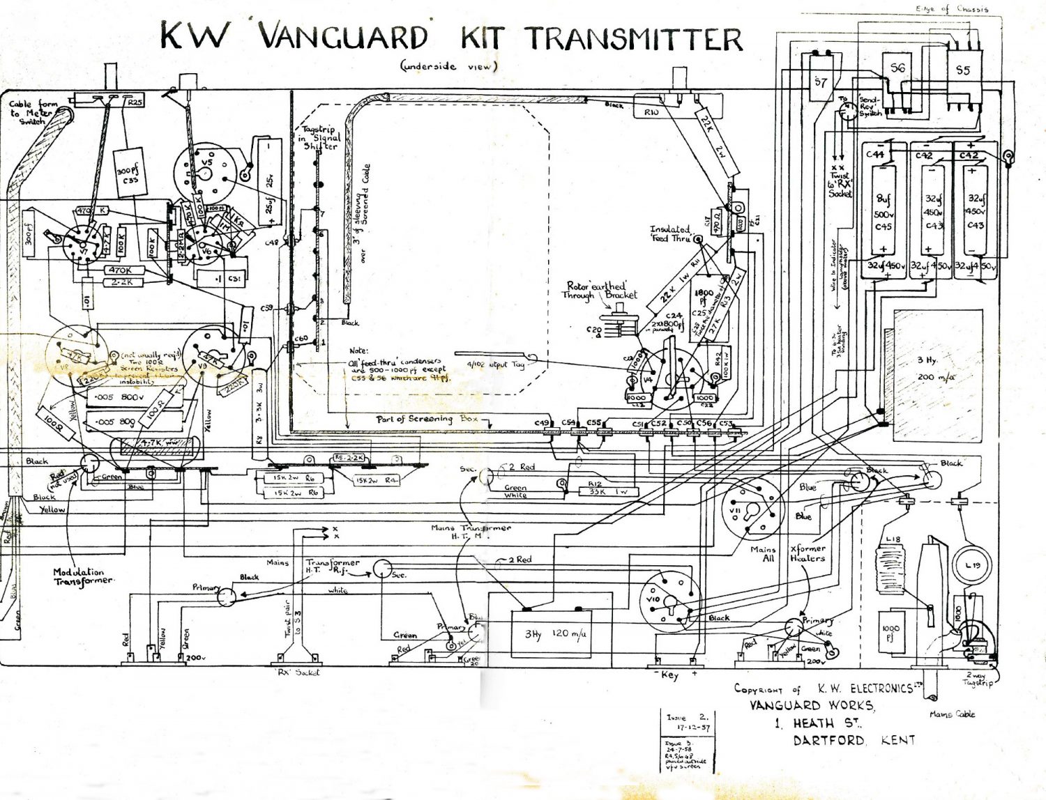 KW Vanguard - Transmitter Wiring