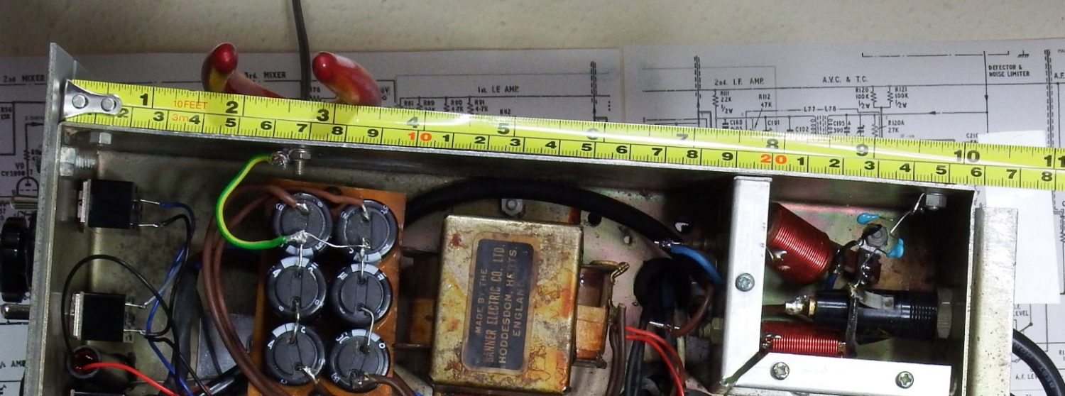 Vanguard Chassis Depth (Source Ray Farrar G4KXF)