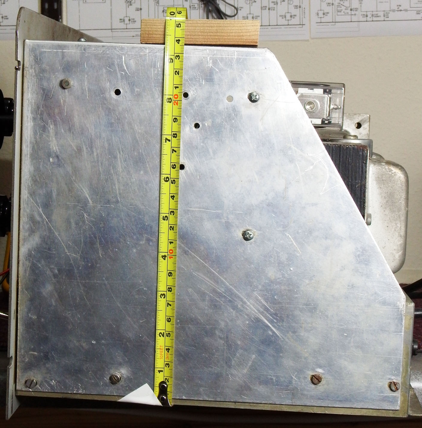 Vanguard Chassis Height (Source Ray Farrar G4KXF)