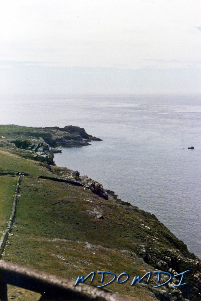 View of the Coastline of the Calf of Man
