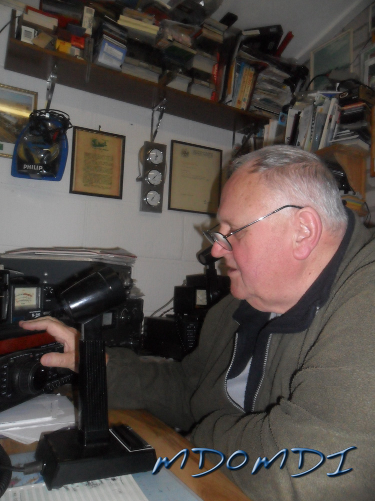 Ralph Furness (GD4IHC) hunting down the next contact